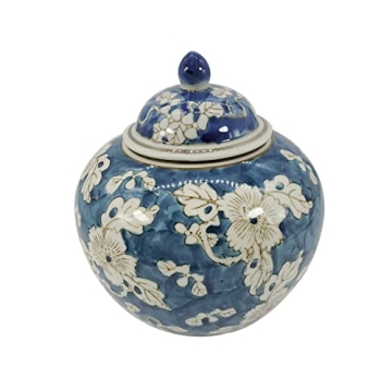 Stunning Chinoiserie Decorative Jar for Home Storage