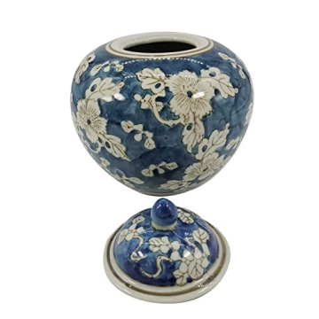 Stunning Chinoiserie Decorative Jar for Home Storage