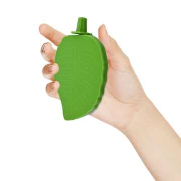 Angoily Stand up Bird Perches: Plastic Green Leaves Shaped Parrot Platform Toys Parakeet Cage Accessories Bird Shower Perch Parrot Stand for Cockatiel Bird Playground - Climbing Perch Cage Supply