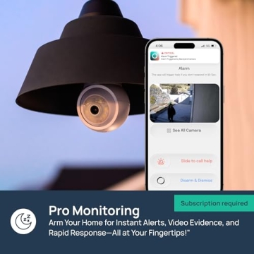 LUNA HOME Light Bulb Security Camera with 2K Full Color Night Vision