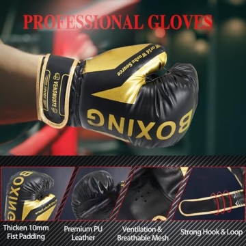 Vensmuste 4FT Heavy Boxing Bag Set for Home Training