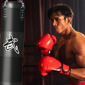 Vensmuste 4FT Heavy Boxing Bag Set for Home Training