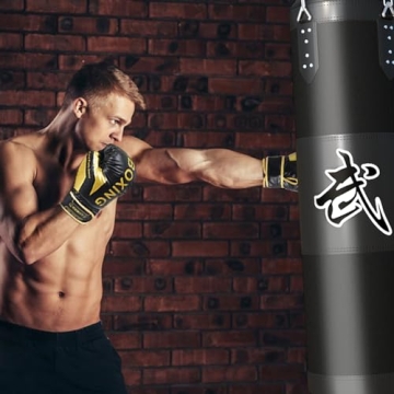 Vensmuste 4FT Heavy Boxing Bag Set for Home Training