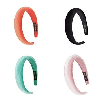 FXQHAN Velvet Padded Headbands for Women - 8 Colors