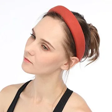 FXQHAN Velvet Padded Headbands for Women - 8 Colors