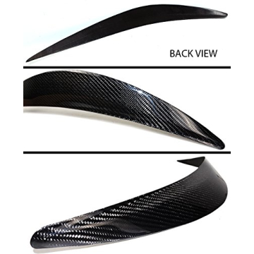 JDM Black Carbon Fiber Headlight Eyelids for Infiniti Q50