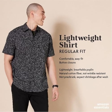 Regular-Fit Short-Sleeve Print Shirt for Men – Affordable Style