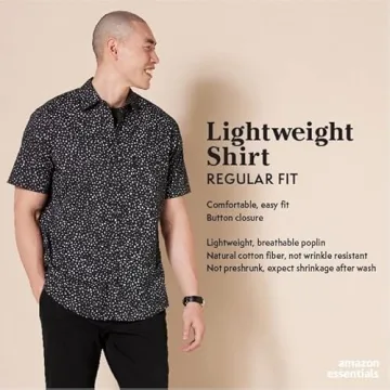 Regular-Fit Short-Sleeve Print Shirt for Men – Affordable Style
