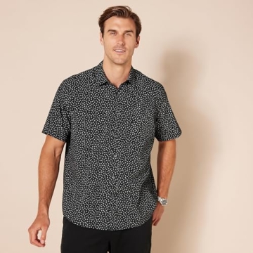 Regular-Fit Short-Sleeve Print Shirt for Men – Affordable Style