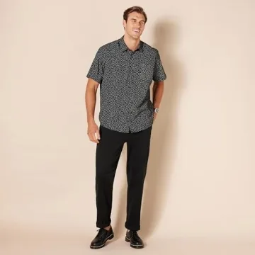 Regular-Fit Short-Sleeve Print Shirt for Men – Affordable Style