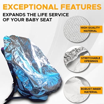 EcoNour Baby Seat Sunshade | Keep Car Seats Cool & Protected