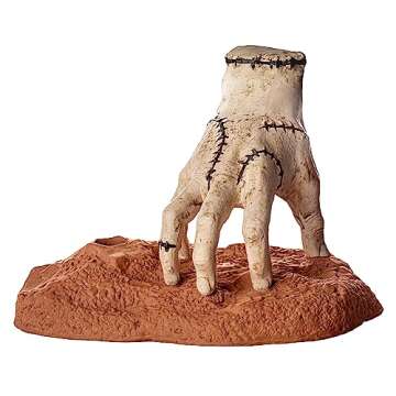 Chia Pet Thing - Wednesday with Seed Pack, Decorative Pottery Planter, Easy to Do and Fun to Grow, Novelty Gift, Perfect for Any Occasion