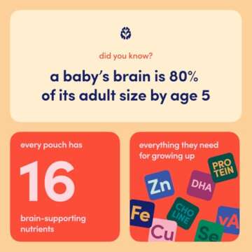 Cerebelly Organic Baby Food Pouches - Nutritious Brain Support