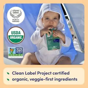 Cerebelly Organic Baby Food Pouches - Nutritious Brain Support