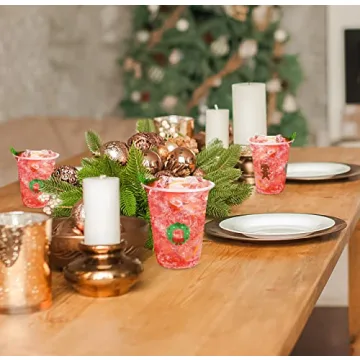 Gift Boutique 50 Pack Christmas Cups for Festive Parties