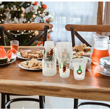Gift Boutique 50 Pack Christmas Cups for Festive Parties