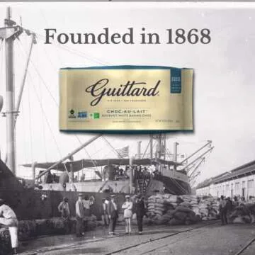 Guittard Baking Au Lait Chip, Vanilla, White chocolate, 12 Oz