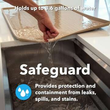 Xtreme Mats Waterproof Under Sink Mat for Kitchen & Bath