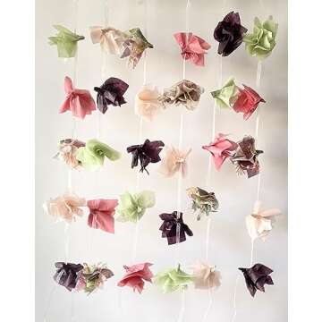 Colors of Rainbow Gift Wrapping Tissue Paper (96 Sheets, 20 Inch x 14.5 Inch) for Gift Bags Gift Boxes and Gift Baskets Packaging Baby Shower Bridal Shower Craft Project (Black)