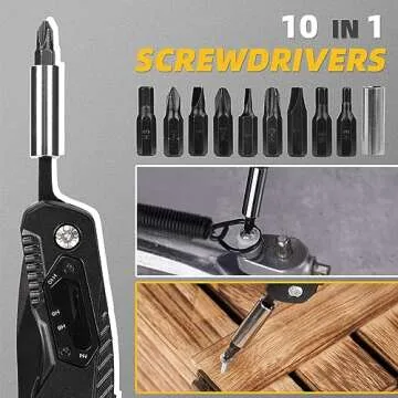 TRSCIND Camping Multitool Knife - Ideal Gift for Him