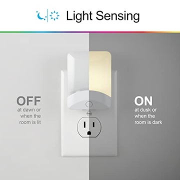 GE Color-Changing LED Night Light for Kids and Adults
