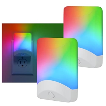 GE Color-Changing LED Night Light for Kids and Adults