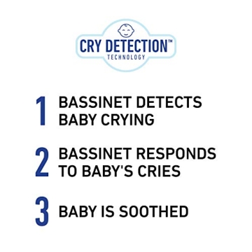 Graco Sense2Snooze Bassinet with Cry Detection to Soothe Baby
