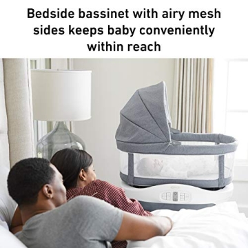 Graco Sense2Snooze Bassinet with Cry Detection to Soothe Baby