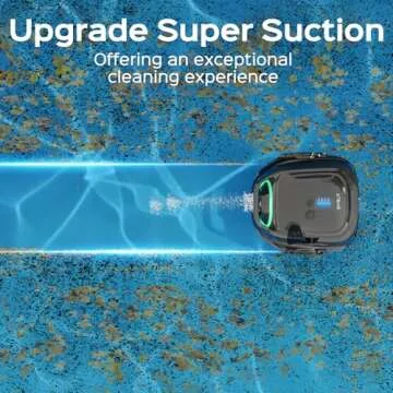 (2025 Upgraded) WYBOT A1 Cordless Pool Vacuum Up to 120 Mins Runtime, Robotic Pool Cleaner with Dual...