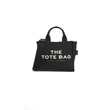 Stylish Marc Jacobs Women's Canvas Small Tote Bag - Black
