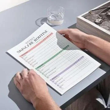 Be Bungalow Skin Care Routine Tracker: Weekly To-Do List Notepad for Facial Skin Care Products, Beauty Care, and Self Care Essentials - Perfect Self Care Gift for Women and Teens