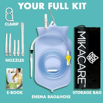 Mikacare Enema Bag Kit for Coffee & Colon Cleansing