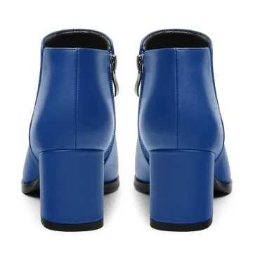 Chic MISEZOXI Pointed Toe Ankle Boots for Women