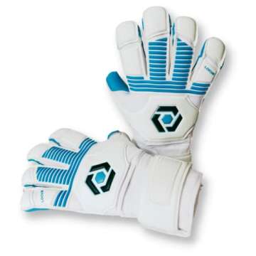 Prime Focus Goalkeeping Locus Pro Aqua Blue Soccer Goalie Gloves