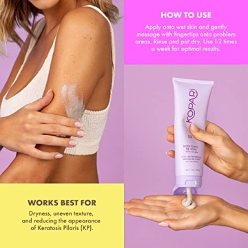 Kopari KP Body Exfoliator for Smooth Skin and Bumps