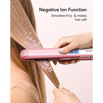Wavytalk Flat Iron with Titanium Plates & Dual Voltage