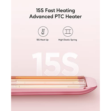 Wavytalk Flat Iron with Titanium Plates & Dual Voltage