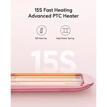 Wavytalk Flat Iron with Titanium Plates & Dual Voltage