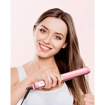 Wavytalk Flat Iron with Titanium Plates & Dual Voltage