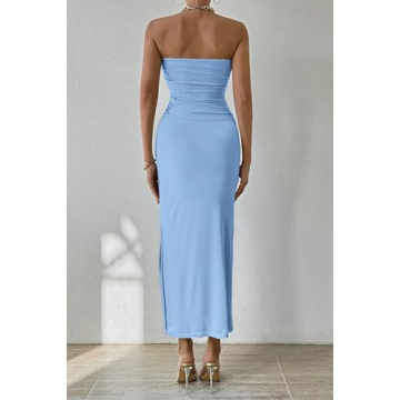 PRETTYGARDEN Women's Elegant Bodycon Maxi Dress