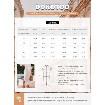 Dokotoo Women Elegant Casual Summer Spring Button Down Front Long Sleeve Maxi Dress Long Cardigan Cover Ups Shirt Dresses