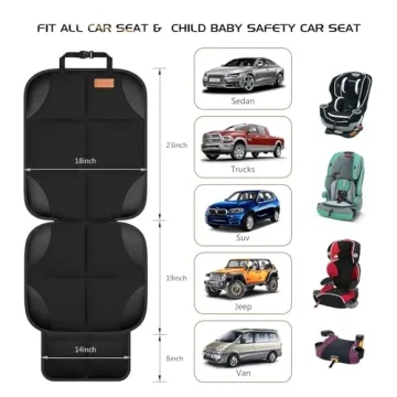 SMART ELF Car Seat Protector - Ultimate Kid & Pet Protector