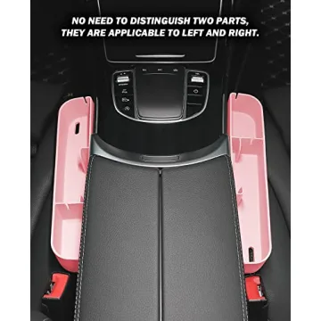 JOYTUTUS Car Pink Gap Organizer - Universal Fit & Stylish Storage