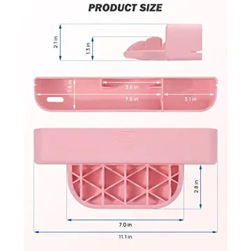 JOYTUTUS Car Pink Gap Organizer - Universal Fit & Stylish Storage