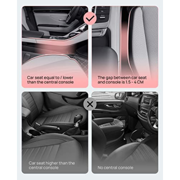 JOYTUTUS Car Pink Gap Organizer - Universal Fit & Stylish Storage