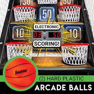 Franklin Sports Basketball Arcade Game Indoor Fun for Kids
