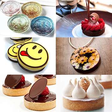 Large Round Disc Candy Silicone Molds for Crafting