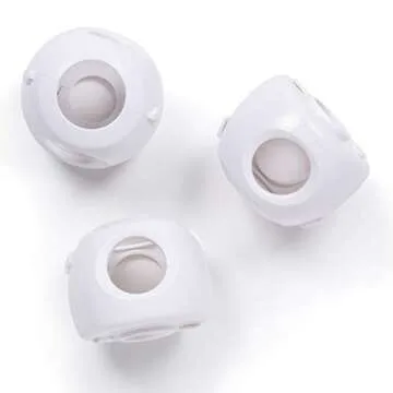 Safety 1st Parent Grip Door Knob Covers, White, One Size (Pack of 3)