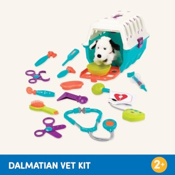 Battat Veterinarian Toy Set with Plush Dalmatian Puppy & Tools