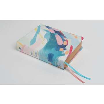 The Jesus Bible Artist Edition, NIV, Leathersoft, Multi-color/Teal, Comfort Print